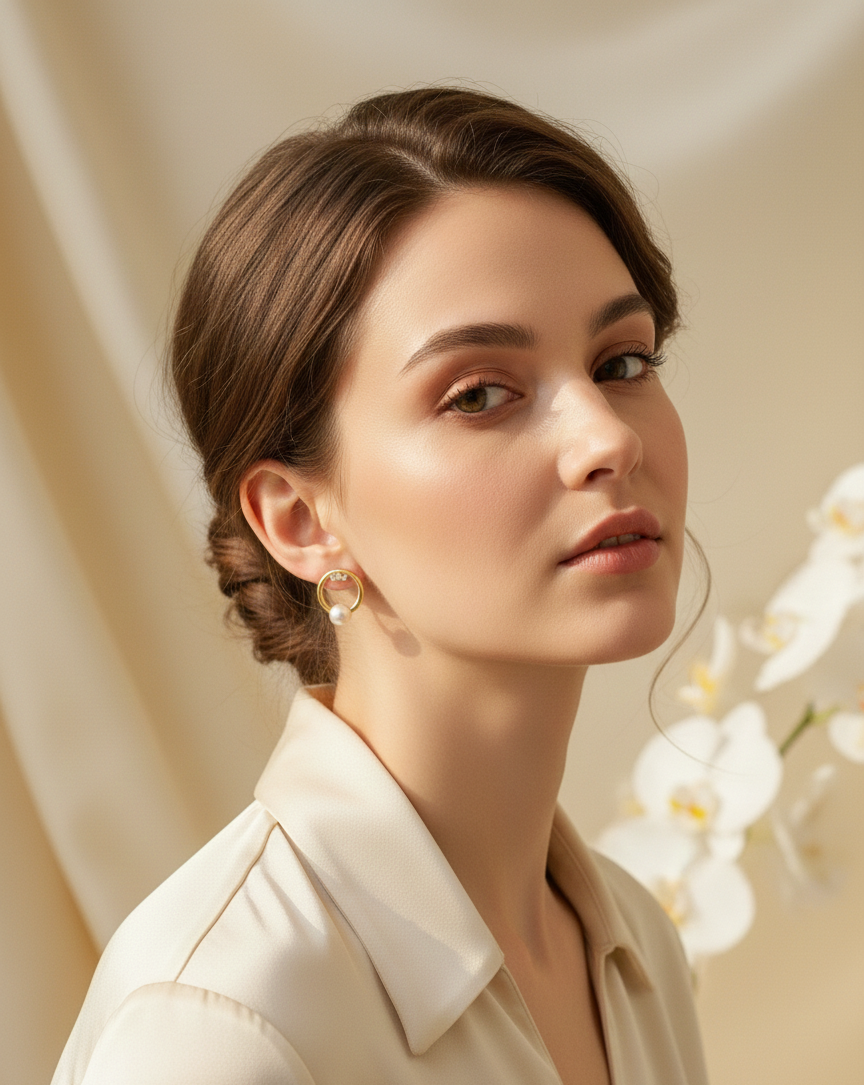 Celeste Pearl Circle