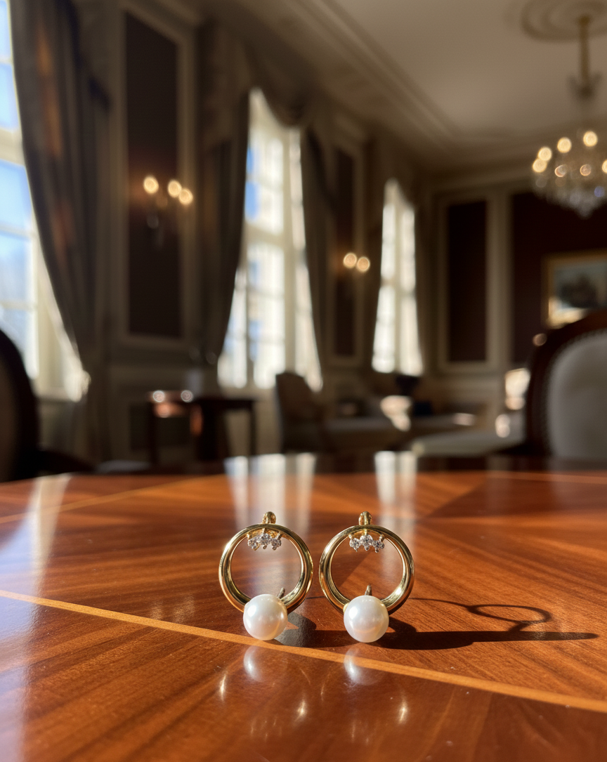 Celeste Pearl Circle