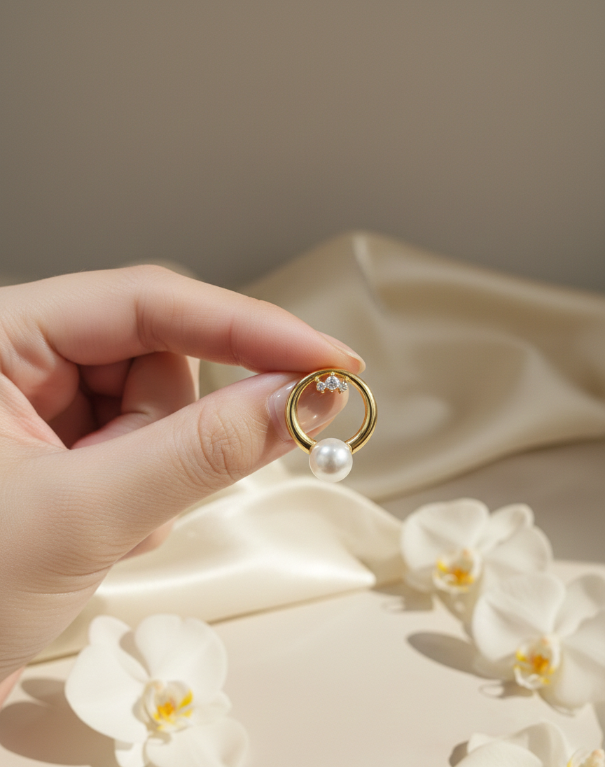 Celeste Pearl Circle