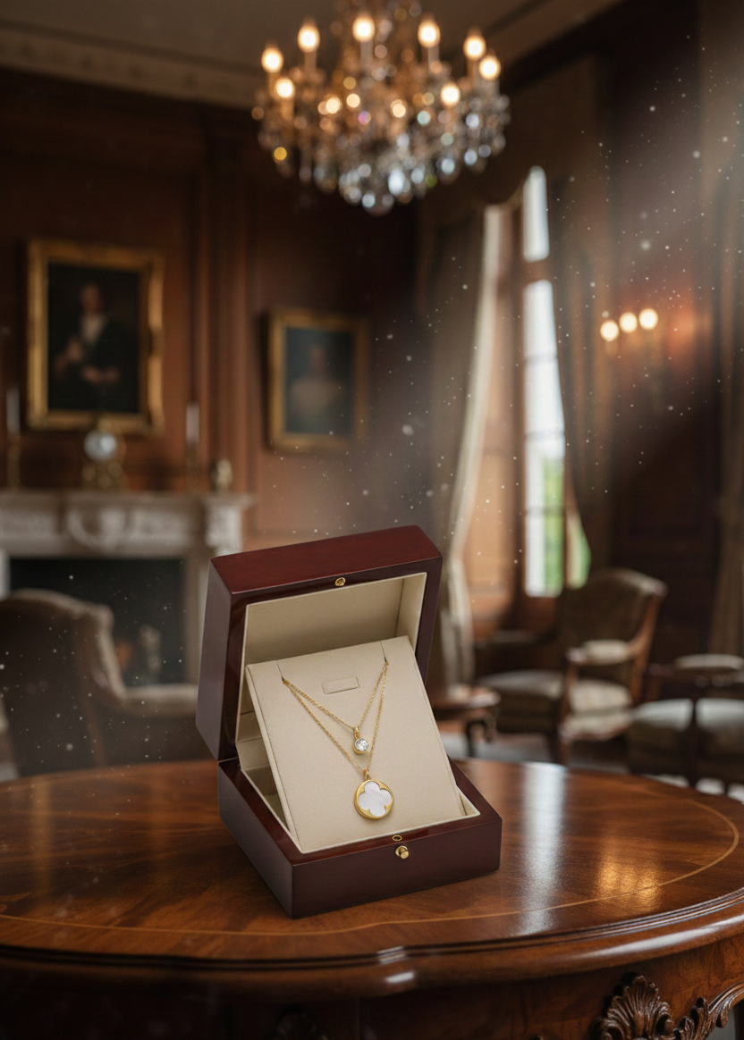 Imperial Gold & Pearl Drops