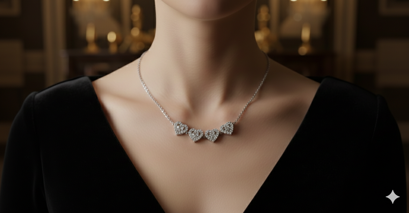 2-in-1 Transforming Magnetic Heart Necklace