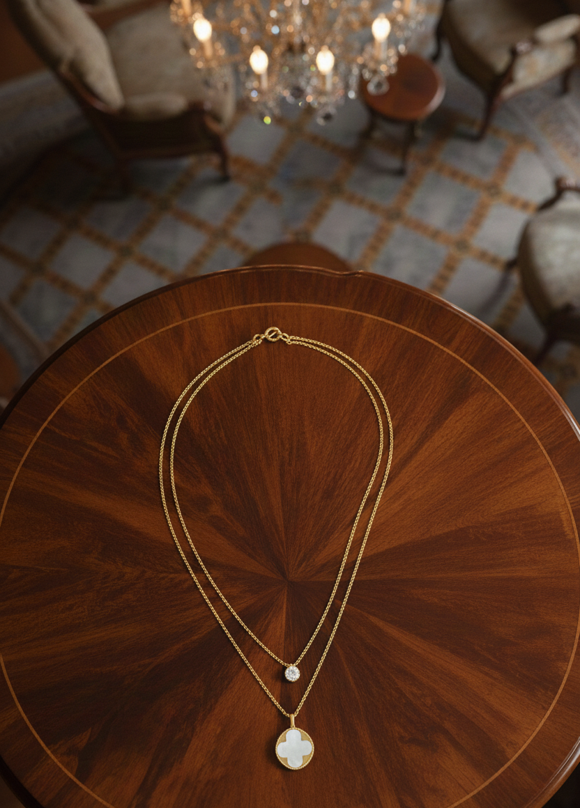 Imperial Gold & Pearl Drops