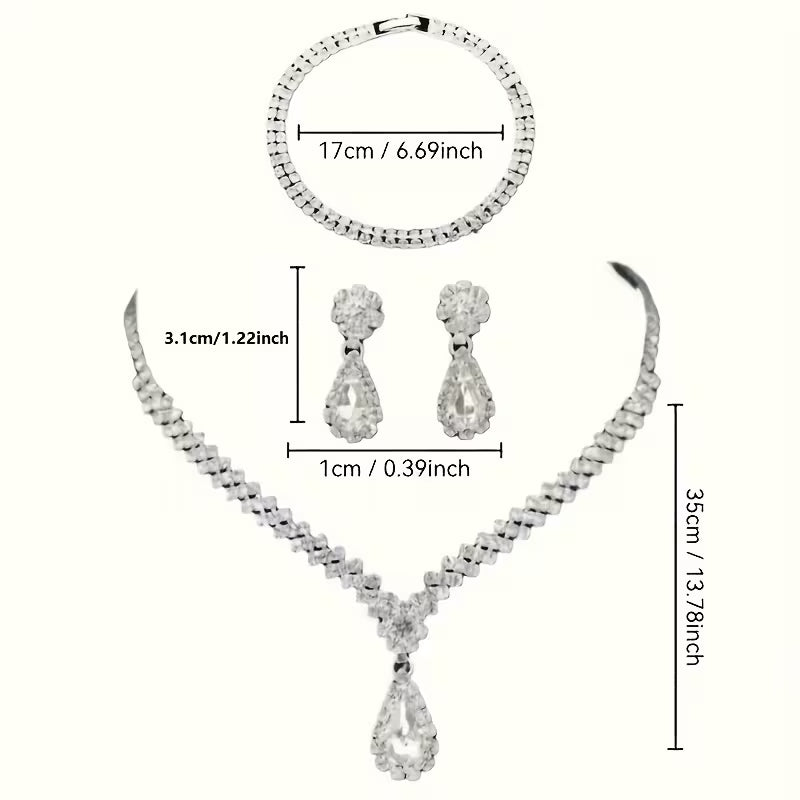 Ensemble de bijoux de mariage pour femmes