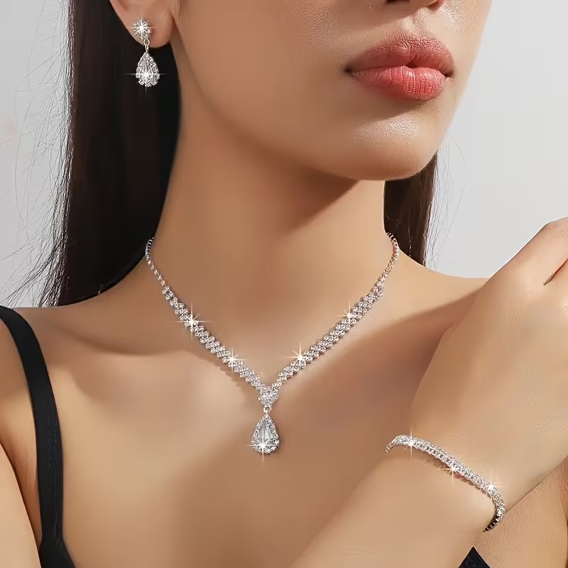 Ensemble de bijoux de mariage pour femmes