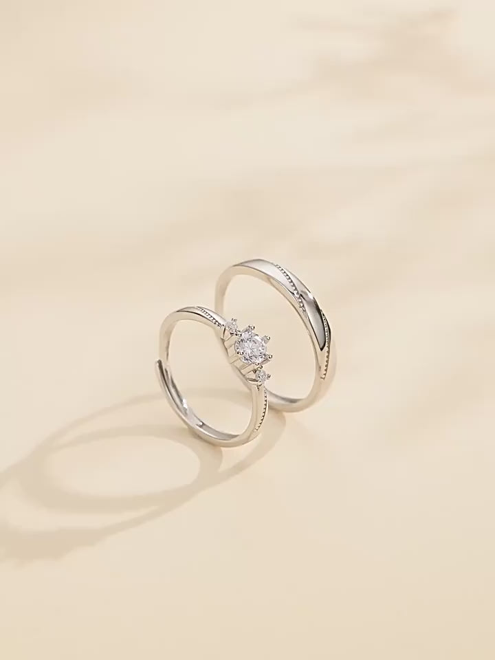 cubic zirconia engagement rings